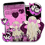 Cover Image of Baixar Pink Girly Theme  APK