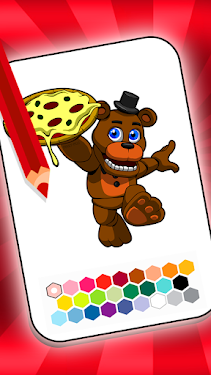 #2. Five coloring nightmare game (Android) By: 2GX