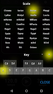 Snímek obrazovky KORG Kaossilator pro Android