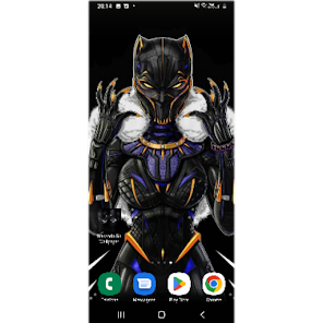 Screenshot 1 Wakanda Girl Wallpaper fã android