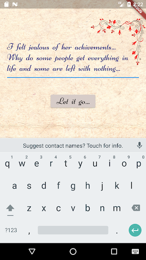 Let it go... Screen 3