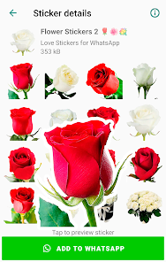 Screenshot 4 Románticas Pegatinas de Amor android