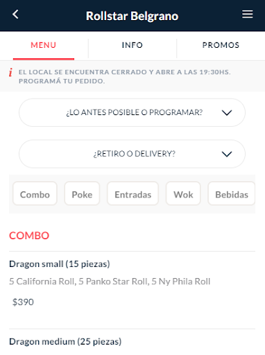 Rollstar Sushi Screen 2