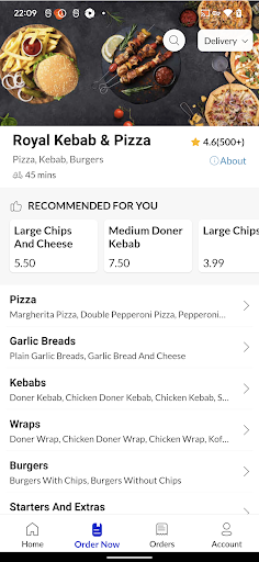 Royal Kebab and Pizza Screen 3