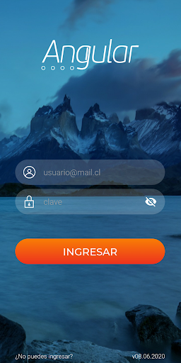 Android application Angular Retail screenshort