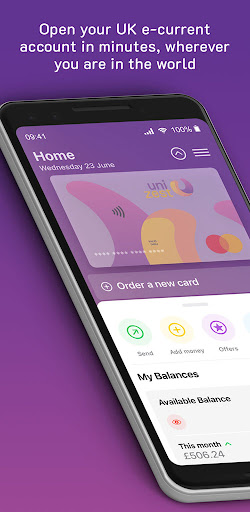 Android application Unizest screenshort