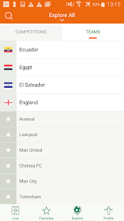 Futbol24 soccer livescore app Screenshot