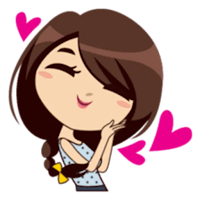 Emoji girly stickers - WAstickerapps