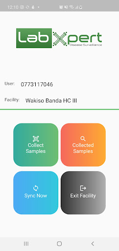 Android application Labx Tracker screenshort
