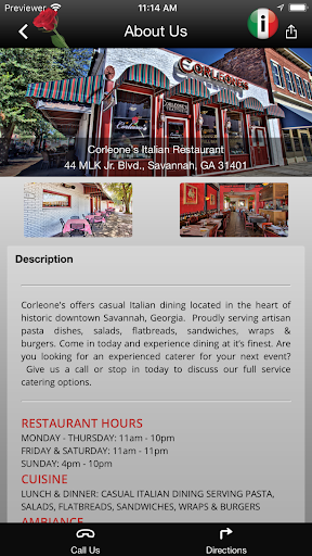 Corleone's Trattoria Screenshot 3 - AppWisp.com