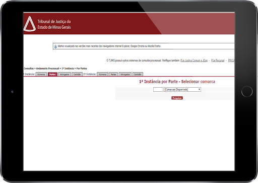 Processos 1o Grau TJMG