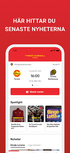 Tyresö Handboll Screen 3