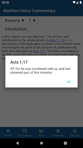 Matthew Henry Bible Commentary Screen 3