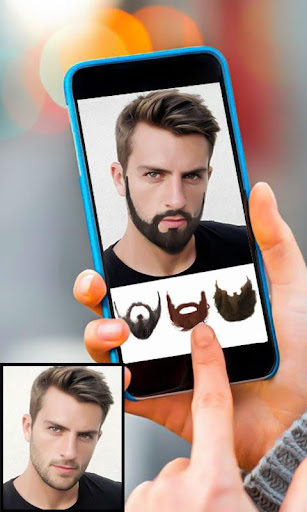 Men beard photo editor salon Screen 3