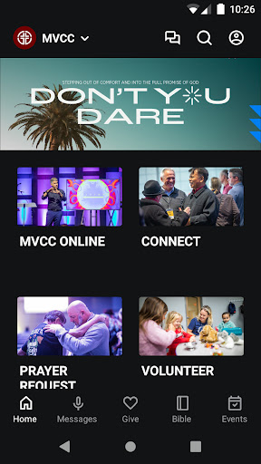 Android application MVC Church screenshort