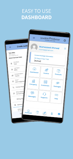Android application Easy Invoice Maker screenshort