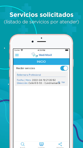 Medimovil App Profesional Screen 2
