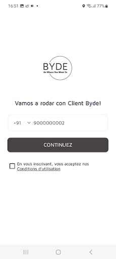 Byde Passenger Screen 2