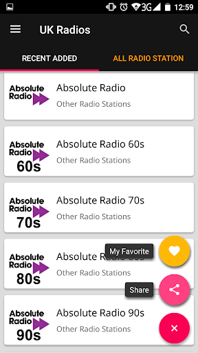 United Kingdom Radio Stations Screen 3