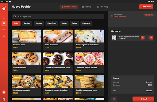 Waitry POS Screen 2