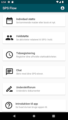 Android application SPS VUCNS screenshort