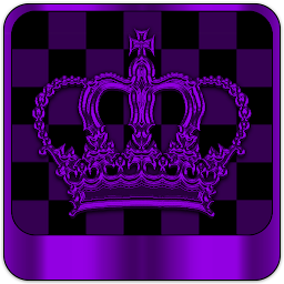 Purple Chess Crown theme की आइकॉन इमेज