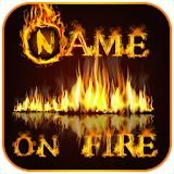 Fire Name Text icon