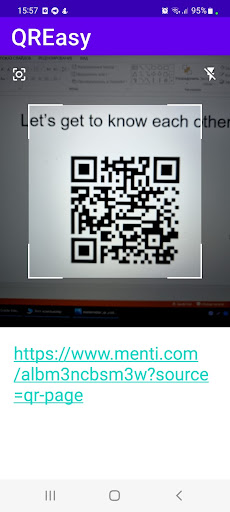 QREasy: Simple QR Scanner Screen 3