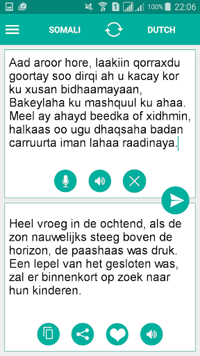 Somali Dutch Translator Screen 2