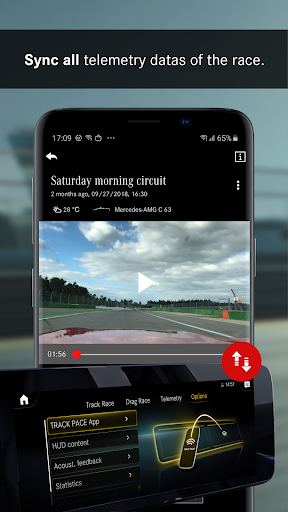 AMG Track Pace Screen 3
