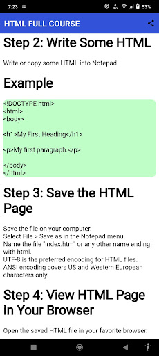 HTML Full course 2022 Screen 3