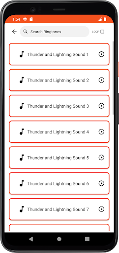 Thunder and Lightning Sounds Screen 2