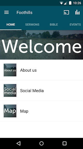 Android application Foothills Church Stayton screenshort
