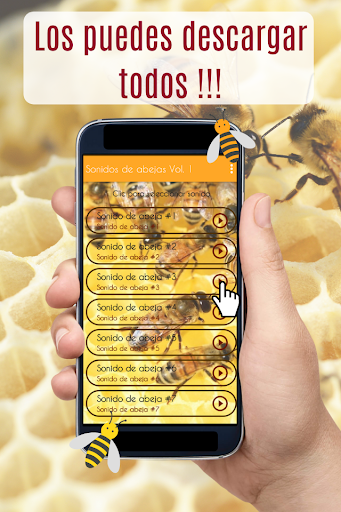 Sonidos de Abejas, ringtones. Screen 2