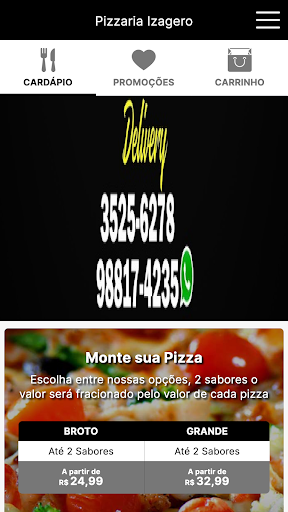 Pizzaria Izagero Screen 2