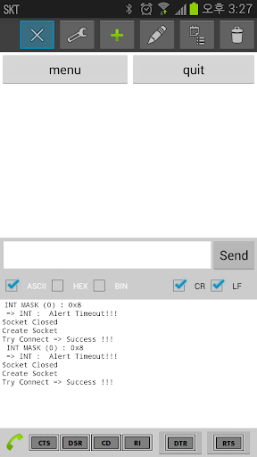 Android application USB Serial Control Panel Lite screenshort