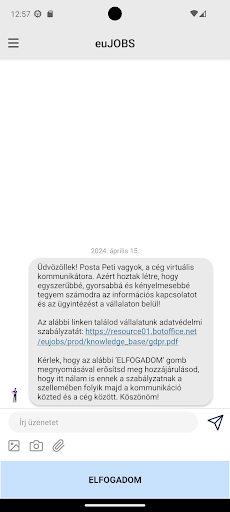 Android application euJOBS screenshort