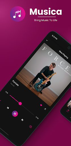 Android application Musica Music Streaming screenshort