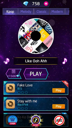 لعبه Kpop Piano: Dream Piano Tiles apk مهكر2