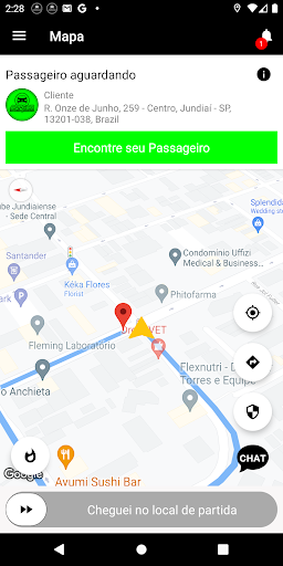 APPCAR - Motorista Screen 2