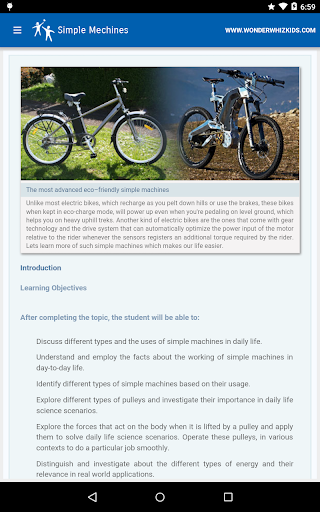 Android application Simple Machines screenshort