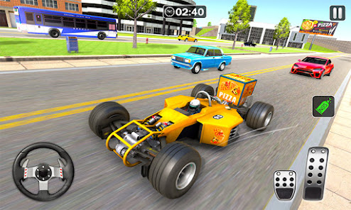 jeux de livraison de pizza 3D screenshots apk mod 5