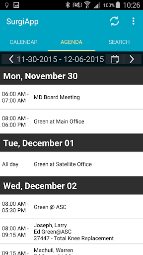 SurgiApp Screen 2
