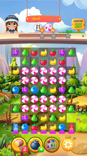 Crazy Fruit Link Ace match 3 fruit sugar mania and fruit blast bomb