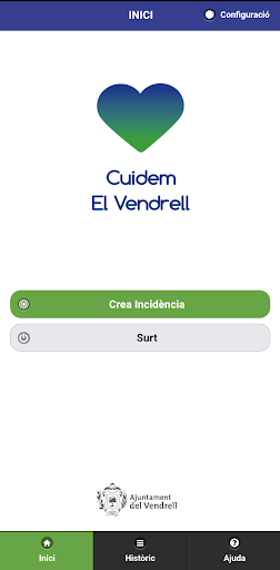 Android application Cuidem El Vendrell screenshort
