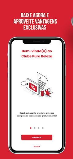 Android application Clube Pura Beleza screenshort