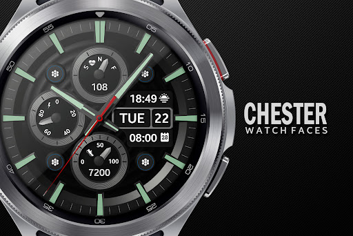 Android application Chester - Brutal 22 watch face screenshort