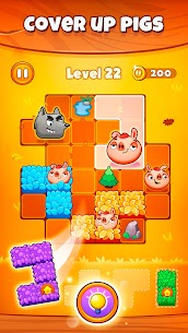 Pigs and Wolf MOD APK- Block Puzzle (Unlimited Hints) 3