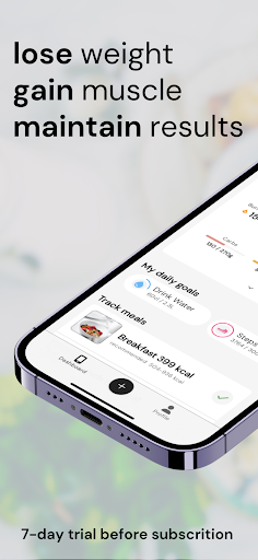 Android application Macro Tracker by Dynamic Pace screenshort