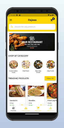 Rajaaa Market App Screen 2